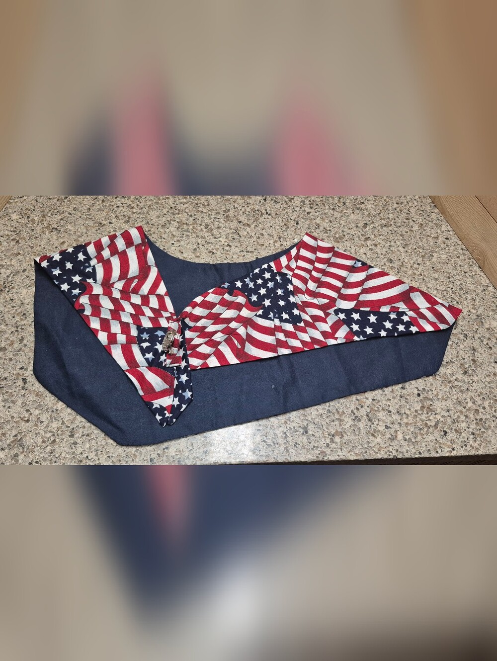 ​Vintage Americana American Flag Decorative Collar Neck Wrap Patriotic Accessory